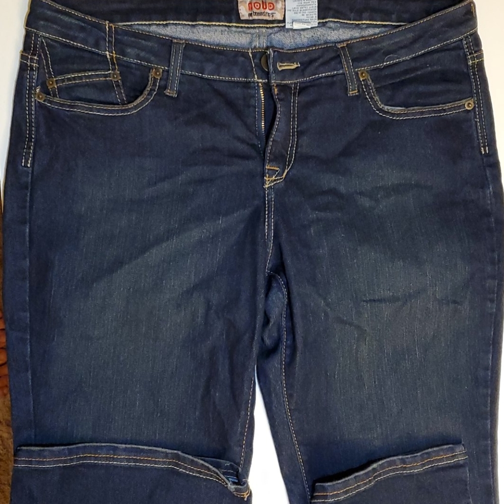 Dark blue jeans